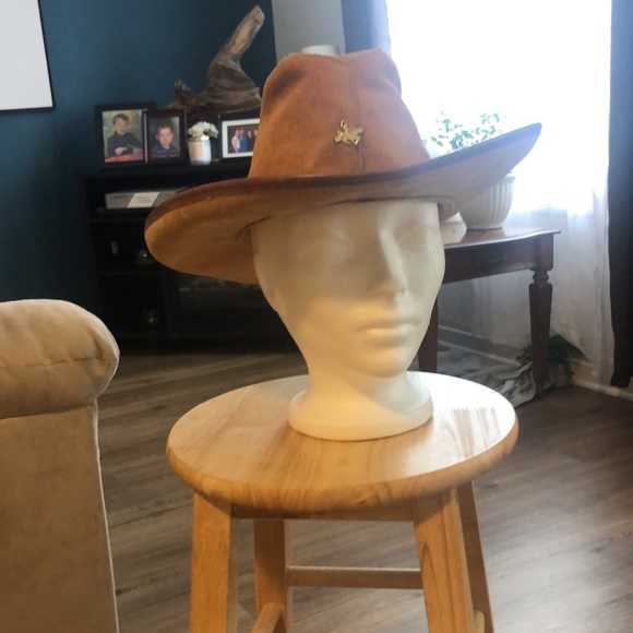 Handmade Genuine Leather Western Cowboy Hat - Clint Eastwood Style - Picture 3 of 5